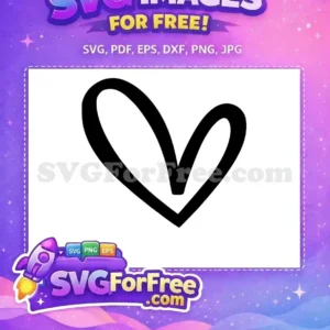 Free Black Open Heart Free Simple Line Art Love Free SVG Free Black Open Heart Free Simple Line Art Love Free SVG
