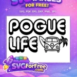 Free Pogue Life Van Free Surfboard Palm Outer Banks Free SVG - Instant Download
