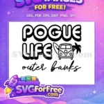 Free Van Surfboard Free Palm Outer Banks Free SVG - Instant Download