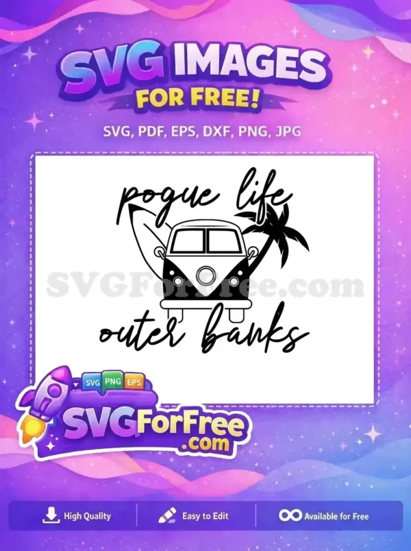 Free Outer Banks Free Silhouette Outer Banks Free SVG