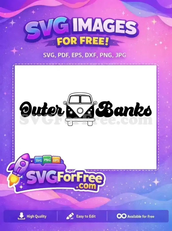 Free Outer Banks Free Text Outer Banks Free SVG