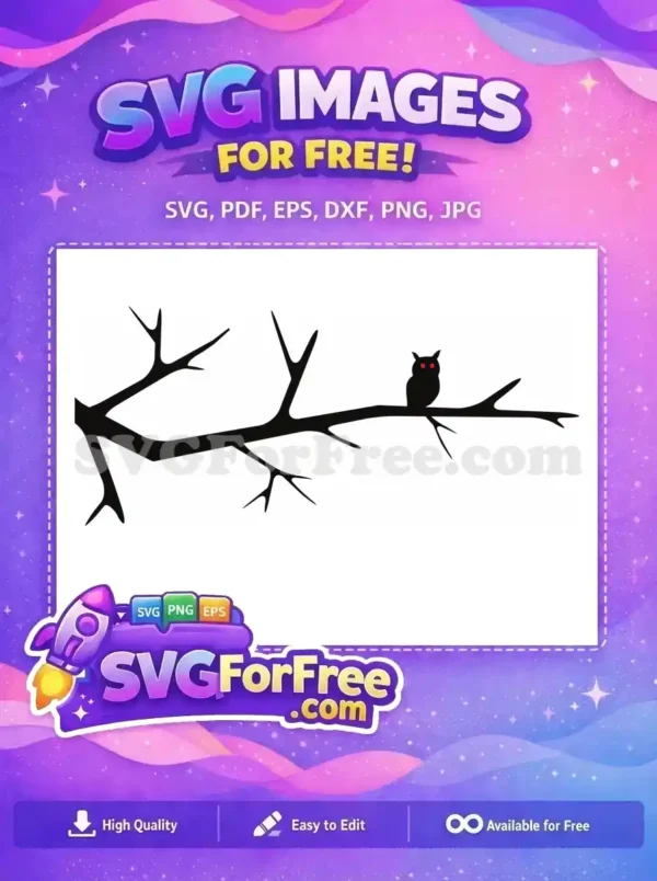 Free Red Eyes Free Owl Silhouette Halloween Free SVG Free Red Eyes Free Owl Silhouette Halloween Free SVG