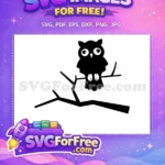 Free Detailed Bird Free Owl Silhouette Vector Free SVG - Instant Download
