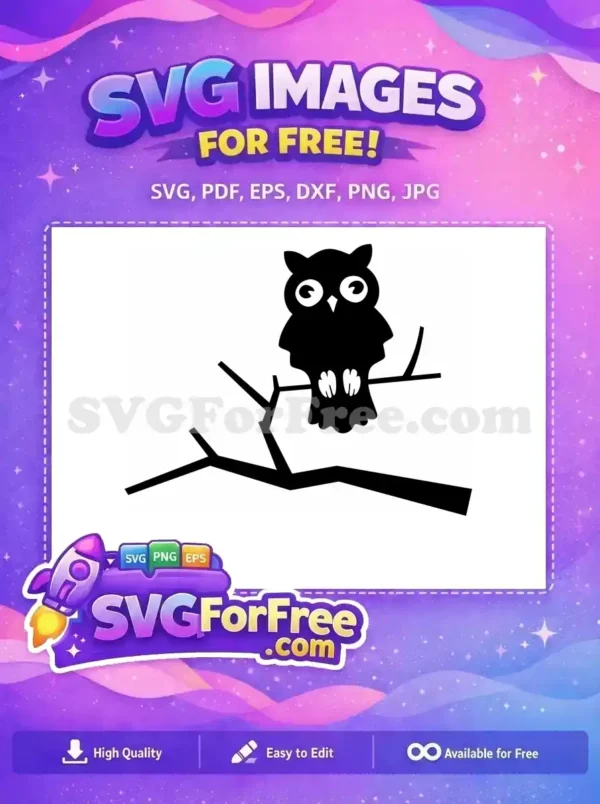 Free Detailed Bird Free Owl Silhouette Vector Free SVG Free Detailed Bird Free Owl Silhouette Vector Free SVG