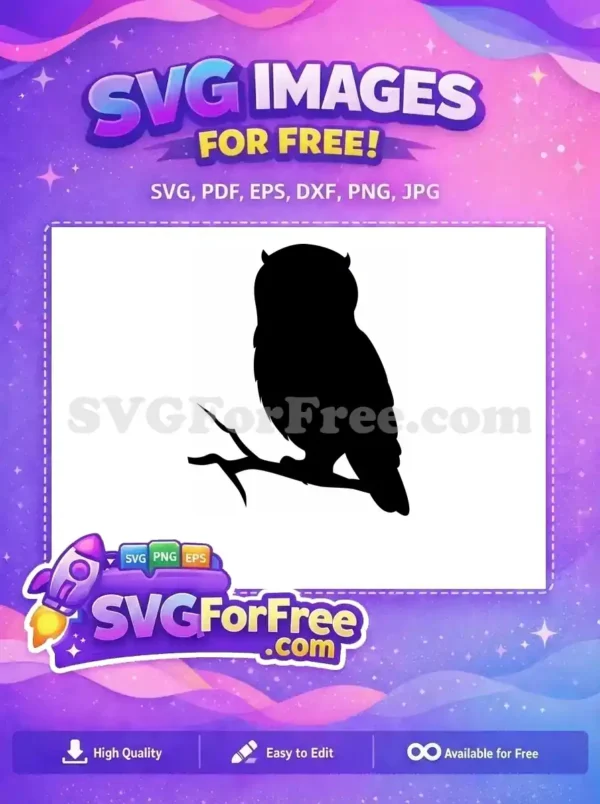 Free Detailed Wings Free Black Bird Silhouette Art Free SVG