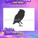 Free Detailed Wing Free Sharp Talons Owl Silhouette Free SVG 1 - Instant Download