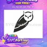 Free Sharp Eyes Free Night Hunter Owl Silhouette Free SVG - Instant Download