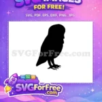 Free Detailed Bird Free Silhouette Cute Owl Free SVG - Instant Download