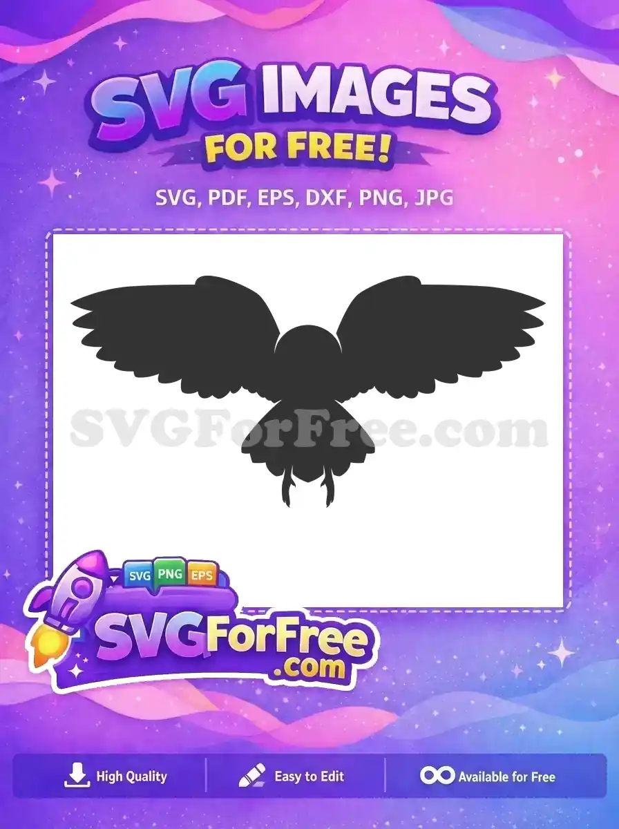 Free Flying Wings Free Owl Silhouette Bird Free SVG