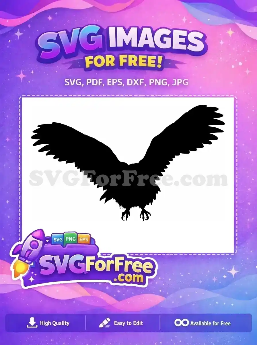 Free Simple Owl Free Night Scene Dark Free SVG