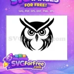 Free Flying Owl Free Night Silhouette Dark Free SVG 3 - Instant Download