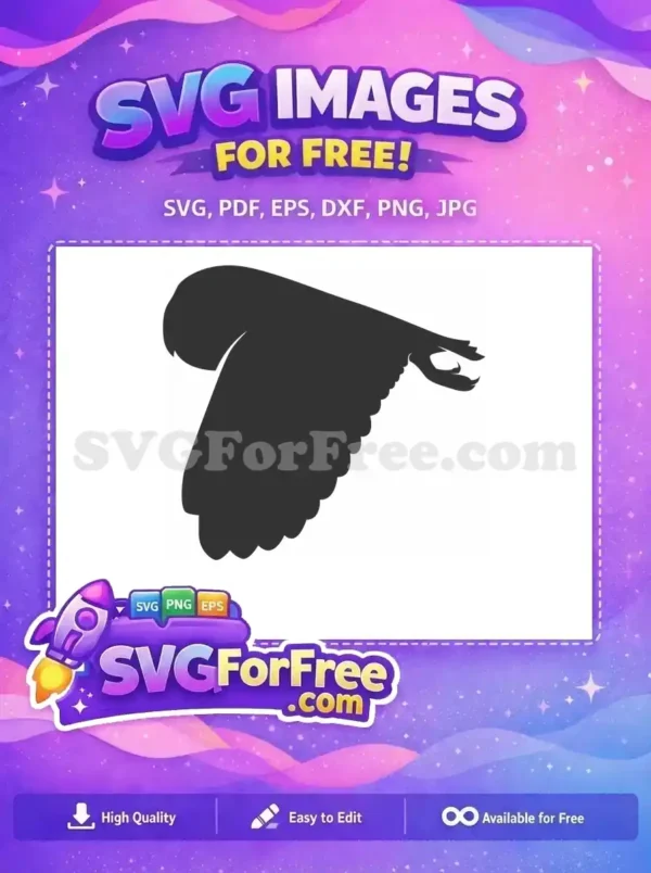 Free Flying Bird Free Owl Silhouette Dark Free SVG