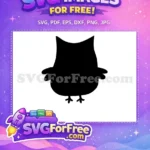 Free Simple Bird Free Cute Animal Silhouette Free SVG - Instant Download