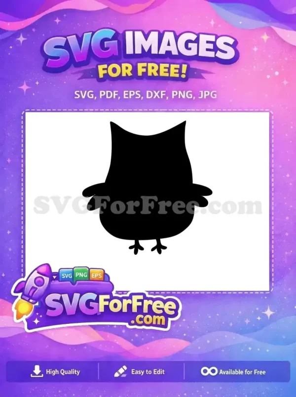 Free Simple Bird Free Cute Animal Silhouette Free SVG