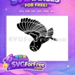 Free Sharp Wing Free Detailed Wing Owl Free SVG - Instant Download