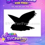 Free Detailed Bird Free Flying Owl Silhouette Free SVG 7 - Instant Download
