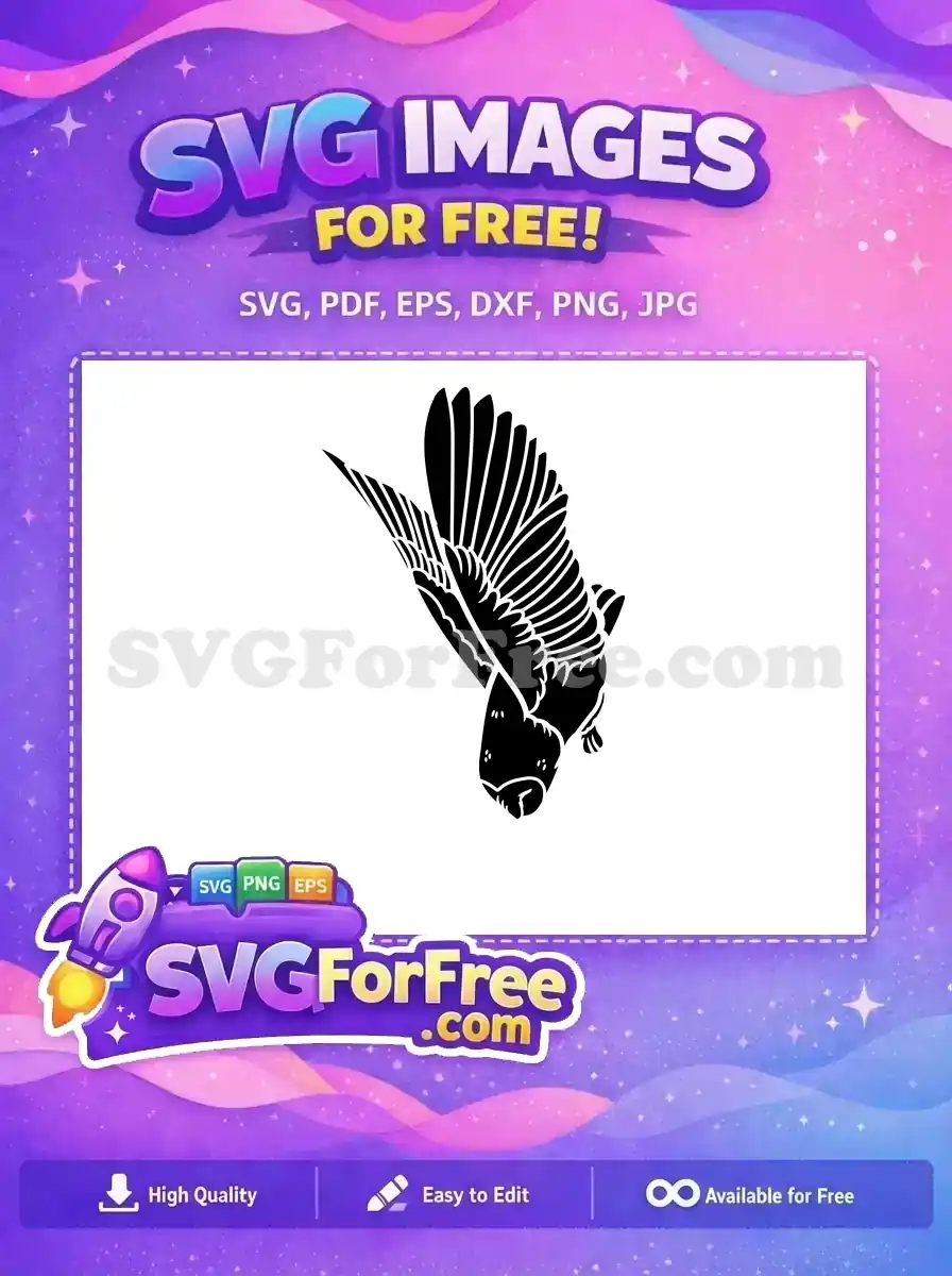 Free Flying Owl Silhouette Free Wing Detail Wildlife Free SVG