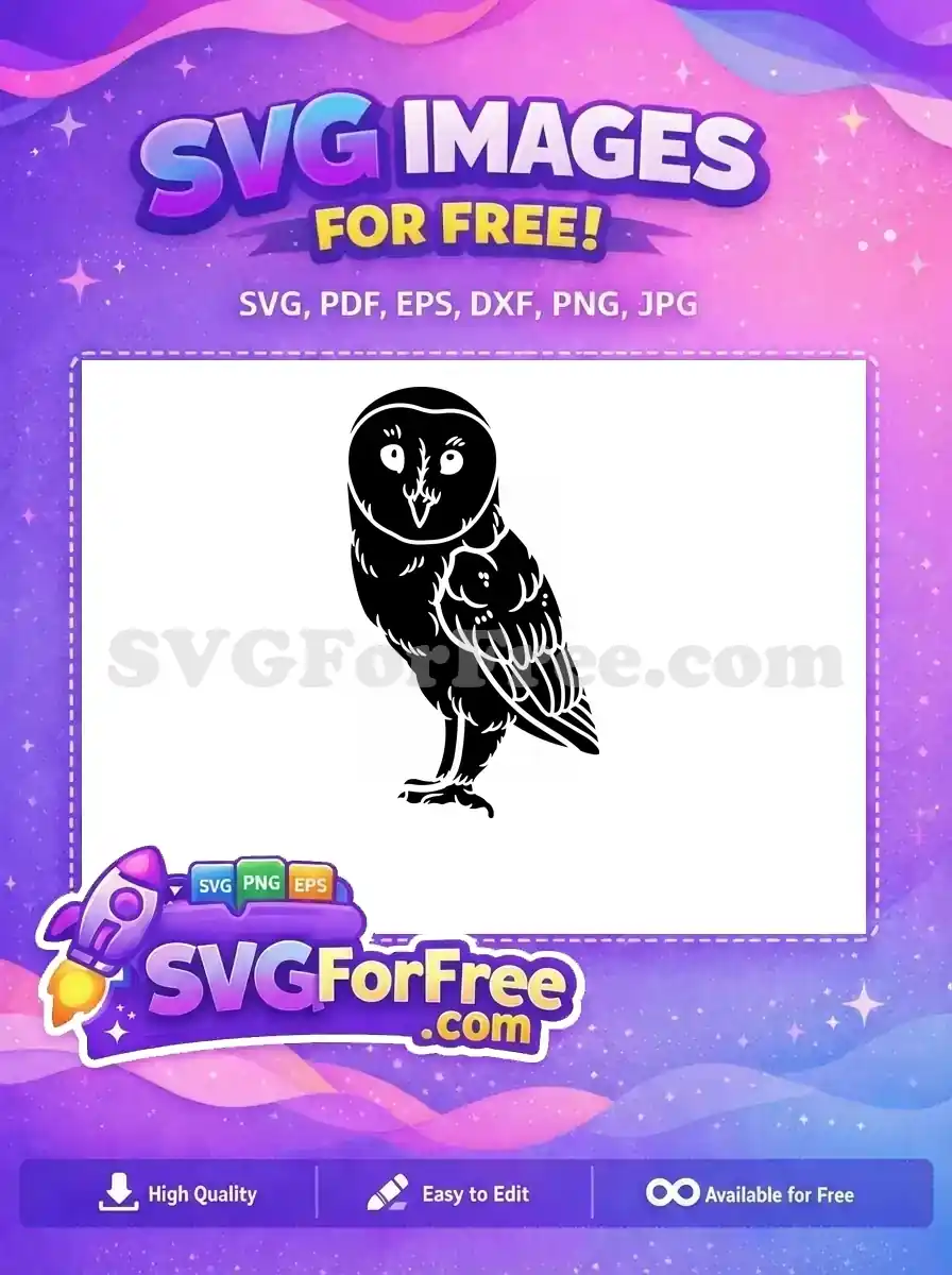 Free Cute Eyes Free Owl Silhouette Art Free SVG