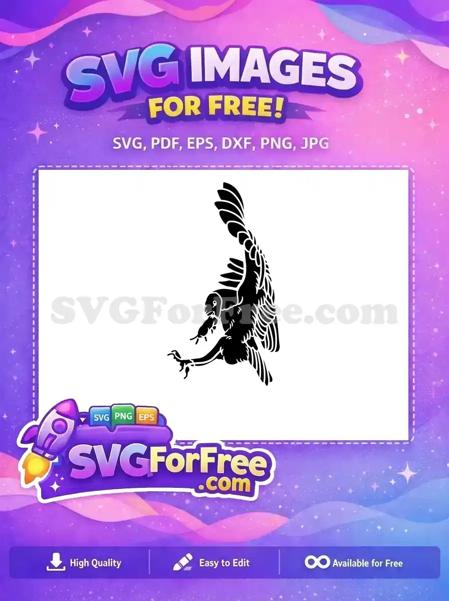 Free Flying Silhouette Free Owl Catching Prey Myth Free SVG