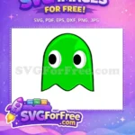 Free Green Ghost Free Pacman Character Pacman Free SVG - Instant Download