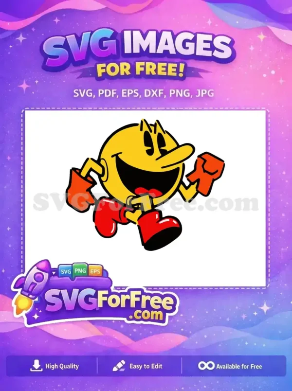 Free Yellow Pacman Smiling Free Red Shoes Pacman Free SVG Free Yellow Pacman Smiling Free Red Shoes Pacman Free SVG