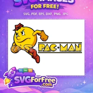Free Angry Pacman Detective Free Retro Character Pacman Free SVG Free Angry Pacman Detective Free Retro Character Pacman Free SVG