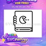 Free Pacman Notebook Free Arcade Game Free SVG - Instant Download