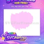Free Pink Paint Brush Free Strokes Background Art Free SVG - Instant Download