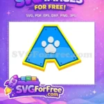 Free Paw Badge Free Patrol Logo Paw Patrol Free SVG - Instant Download