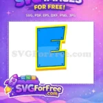 Free Number One Free Blue Yellow PAW Patrol Free SVG - Instant Download