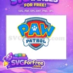 Free Paw Patrol Badge Free Cartoon Logo Paw Patrol Free SVG 1 - Instant Download