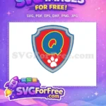 Free Letter Q Free Paw Print PAW Patrol Free SVG - Instant Download
