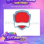 Free Red Shield Free Bone Paw Patrol Free SVG 2 - Instant Download
