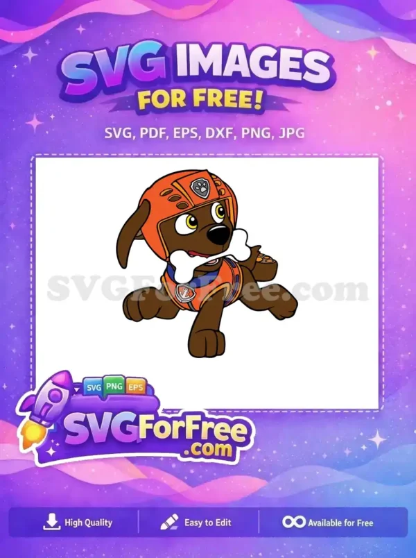 Free Zuma with Bone Free Orange Helmet PAW Patrol Free SVG 1 Free Zuma with Bone Free Orange Helmet PAW Patrol Free SVG 1