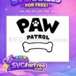 Free Paw Patrol Pup Free Cartoon Character Paw Patrol Free SVG 1 - Instant Download