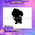Free Cartoon PAW Patrol Free Skye Happy Free SVG - Instant Download