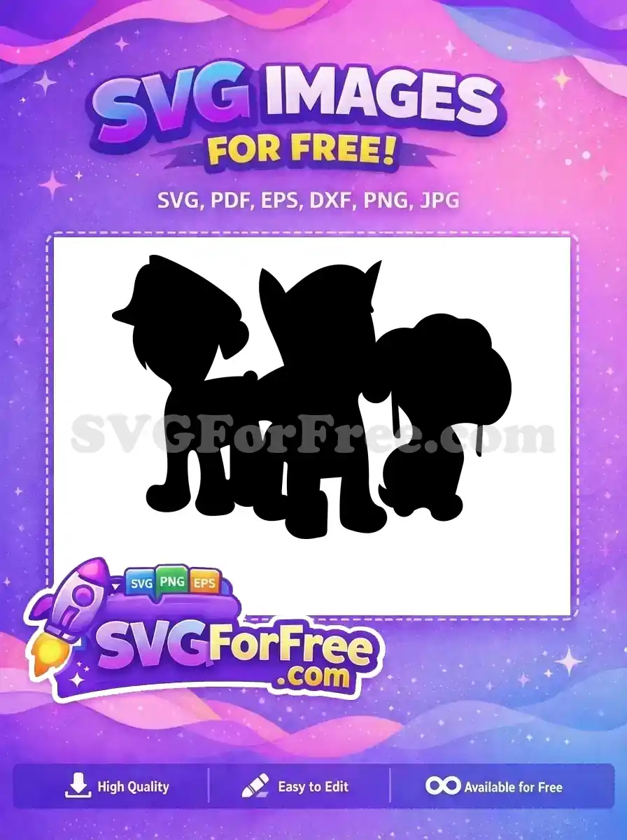 Free PAW Patrol Pup Free Cartoon Character Ryder Free SVG