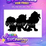 Free Smiling Pup Free Paw Patrol Cartoon Free SVG - Instant Download