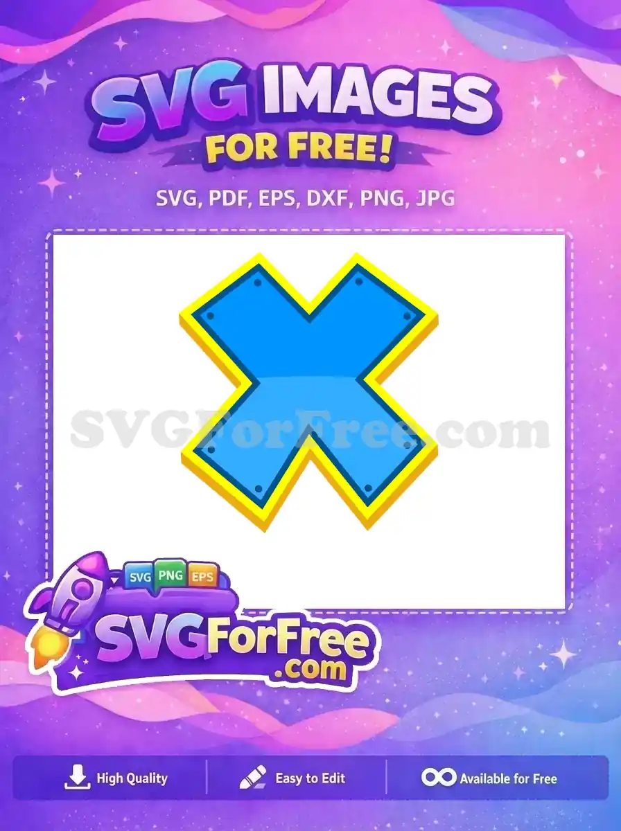 Free Blue Metal Free Yellow Border Paw Patrol Free SVG