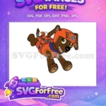 Free Zuma Pup Scuba Free Gear Paw Patrol Free SVG - Instant Download