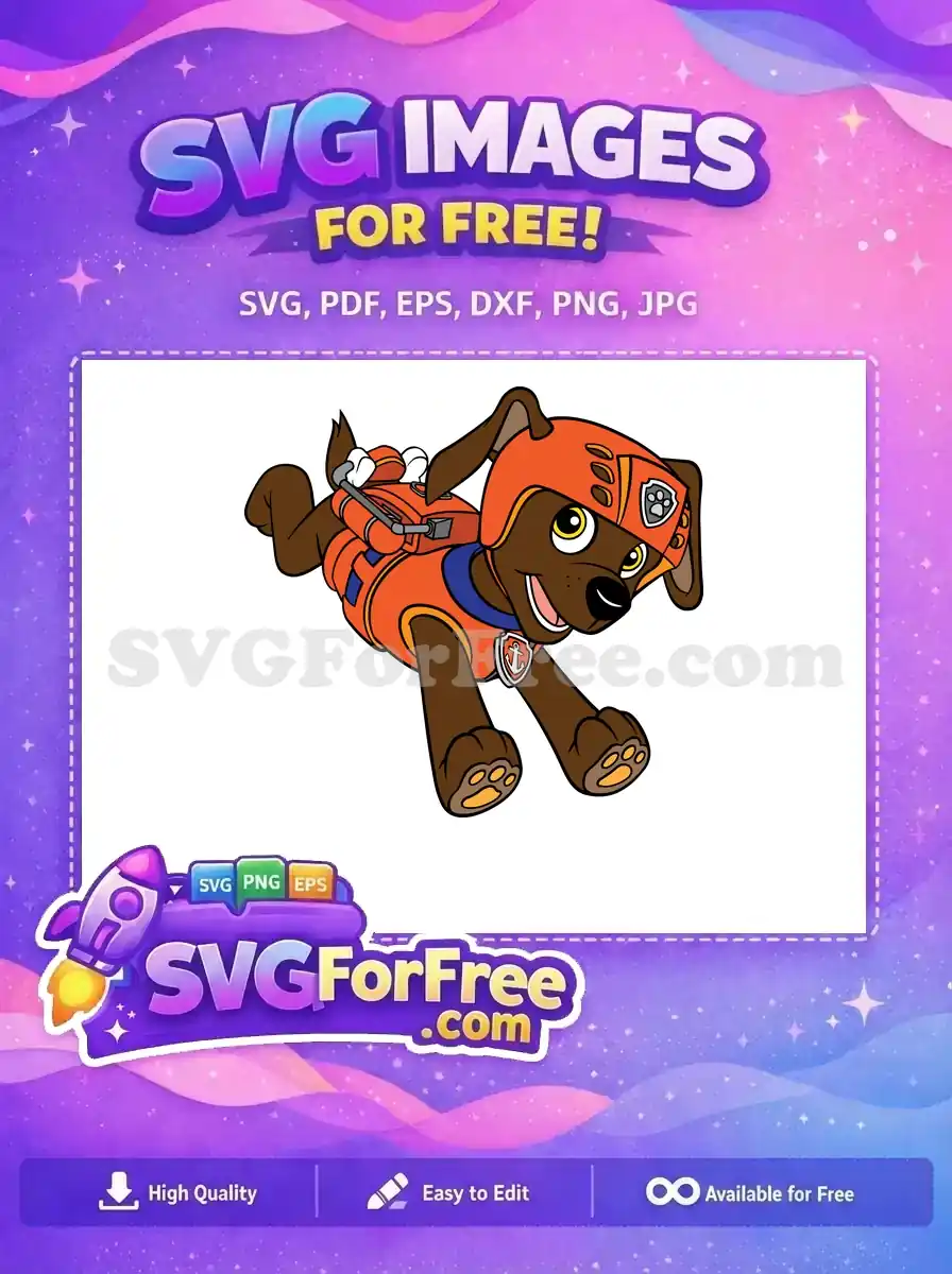 Free Zuma Pup Scuba Free Gear Paw Patrol Free SVG