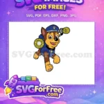 Free Smiling Pup Detective Free Binoculars Paw Patrol Free SVG - Instant Download