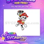 Free Binoculars Red Helmet Free Marshall Paw Patrol Free SVG - Instant Download