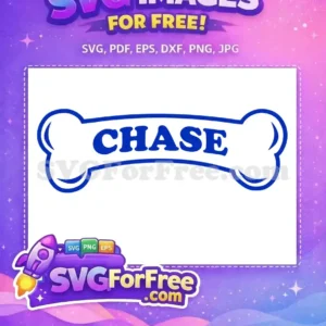 Free Blue Chase Pup Free Bone Paw Patrol Free SVG