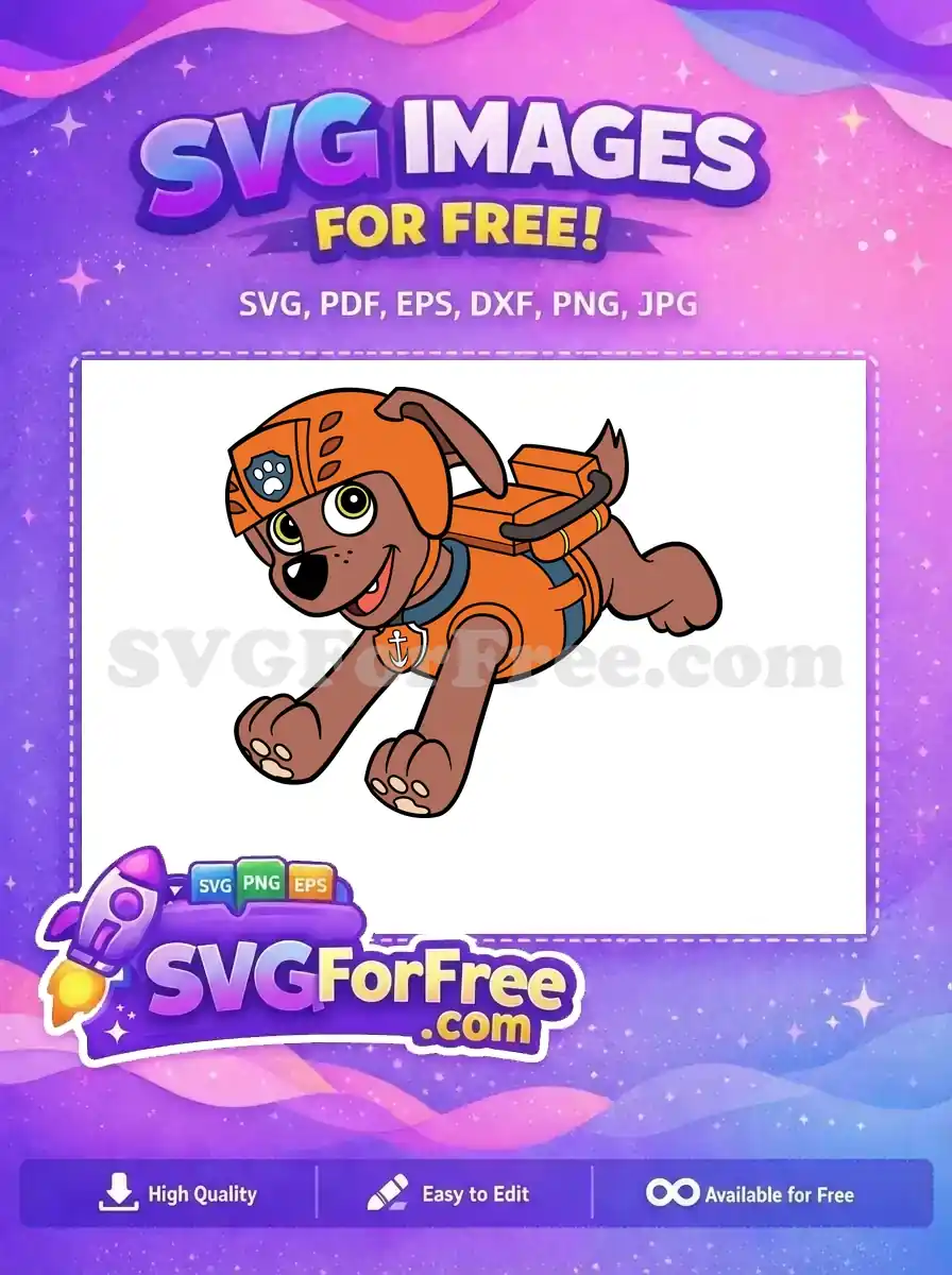Free Zuma Smiling Free Gear Paw Patrol Free SVG