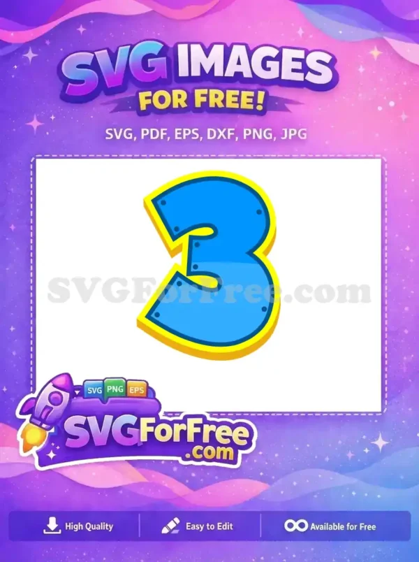 Free Number Three Free Blue Yellow Paw Patrol Free SVG Free Number Three Free Blue Yellow Paw Patrol Free SVG