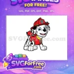 Free Dalmatian Puppy Free Firefighter Gear PAW Patrol Free SVG 3 - Instant Download