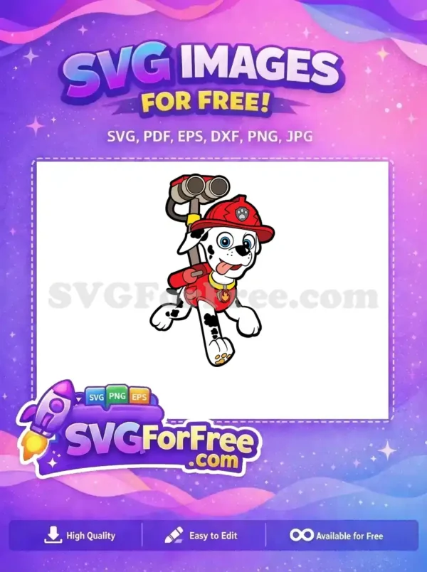 Free Marshall Red Firefighter Helmet Free Happy Blue Eyes PAW Patrol Cartoon Free SVG Free Marshall Red Firefighter Helmet Free Happy Blue Eyes PAW Patrol Cartoon Free SVG