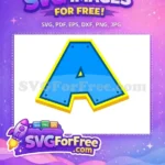 Free Paw Patrol A Logo Free Alphabet Letter Free SVG - Instant Download