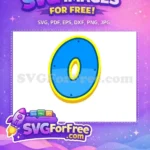 Free Number Zero Free Blue PAW Patrol Free SVG - Instant Download